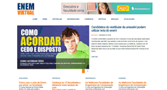 Desktop Screenshot of enemvirtual.com.br