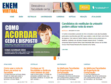 Tablet Screenshot of enemvirtual.com.br